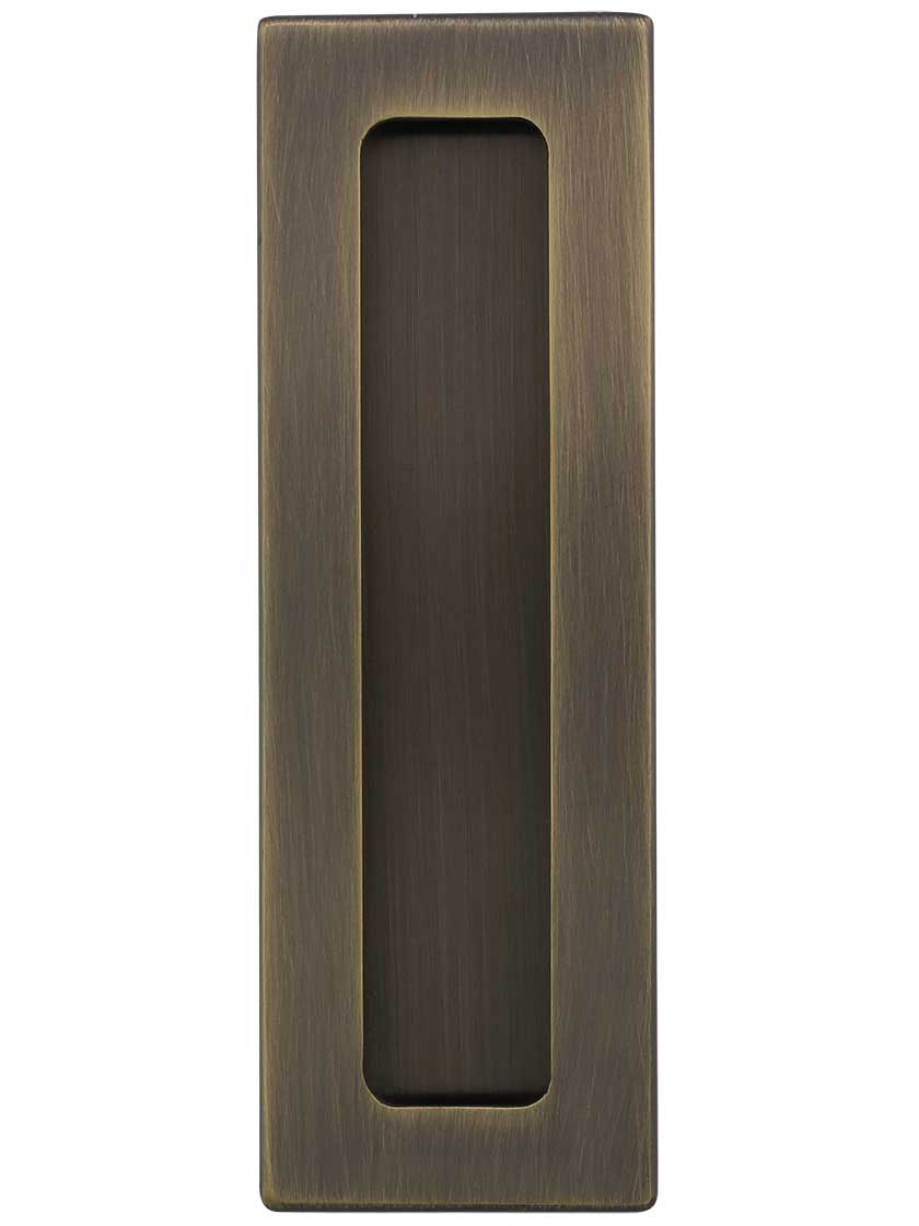 Hamilton 4 1/2" Rectangular PocketDoor Pull House of Antique Hardware